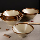 Ljojo Melamine Ramen Bowl - Large Capacity Soup Noodle Bowl