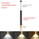 Modern Minimalist LED Chandelier Long Tube Hanging Light for Dining Room by Ljojo
