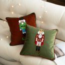 Embroidered Christmas Pillow Cover - Ljojo Cozy Holiday Decor