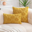 Embroidered Wool Maple Leaf Pillowcase by Ljojo - Halloween & Thanksgiving Orange Cushion Cover