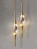 Modern Copper Crystal Wall Lamp Designer for Living Room Dining Bedroom by Ljojo