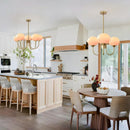 Glass Chandelier Pendant Light for Living Room Dining Room by Ljojo