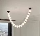 Nordic Style Acrylic Ball LED Pendant Light Chandelier for Home Decor by Ljojo