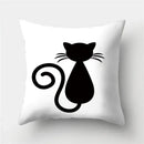 Cute Cat Cushion Cover 45x45cm - Ljojo Home Decor Pillowcases