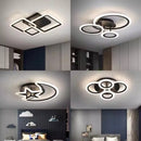 Modern LED Dimmable Ceiling Light Fixture for Living Dining Bedroom by Ljojo