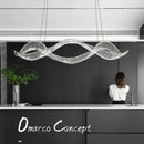 Modern Luxury Crystal Pendant Lamp Hanging Chandelier by Ljojo - Designer Villa Artistic Lighting Fixtures