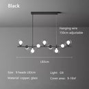 Modern Copper Glass Ball Pendant Lights Dining Kitchen Chandeliers by Ljojo