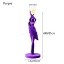 Ljojo Modern Art Floor Lamp Humanoid Sculpture LED Lighting for Living Room Atmosphere
