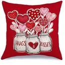 Ljojo Love Bottle Pattern Pillowcase for Home Sofa Decor
