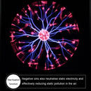 3 Inch Plasma Ball Lamp LED Night Light | Touch Control Glass Plasma Light Bedroom Decor Kids Gifts by Ljojo