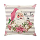 Christmas Party Pillowcase with Santa Claus & Snowman Print for Home Decoration by Ljojo.
