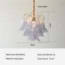 Luxury Colorful Glass E14 Pendant Lights Retro Art Chandeliers by Ljojo