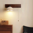 Ljojo LED Wall Lights: Mid Century Modern, Pull Chain Switch, Adjustable Angle, Living Room, Bedside Lamps