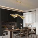 Ljojo Luxury Crystal Chandelier Pendant Light Elegant Dining Room Ceiling Lamp