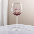 Ljojo 10oz 3D Shark Red Wine Goblet Cup in Pink, White, Blue, Grey