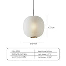 Ljojo™ Nordic Glass Pendant Lamp Hanging Light E27 Bulb