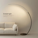 Ljojo Modern Minimalist Fishing Floor Lamps | Black/White Designer Lights for Home Room Decoration