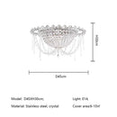 Crystal Chandeliers: Romantic Villa Hotel Living Room Decor by Ljojo