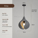 Modern LED Pendant Light Black Grey for Living Room Kitchen Bar by Ljojo