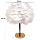 LED Flower Design Glass Table Lamp for Bedroom - Romantic Pastoral Reading Light by Ljojo