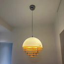 Bauhaus Sunset Orange LED Pendant Lamp for Home Decor by Ljojo