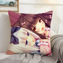 Ljojo 45x45 Cushion Cover - Decorative Pillowcase for Home, Car, and Bed Decor