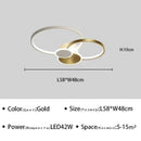 Modern Nordic LED Ceiling Lamp for Bedroom Living Room Dining Room by Ljojo
