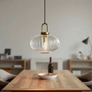 Clear Glass Pendant Light for Living Room Dining Bar - Ljojo
