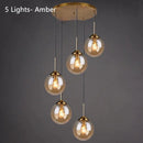 Italian Designer Glass Ball Led Ceiling Lamp - Modern Indoor Lighting by Ljojo
