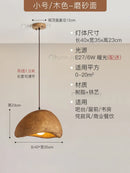 Ljojo Japanese Resin Pendant Light: Wabi-Sabi Bread Hanging Lamp for Dining Room Home Decor