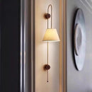 French Fabric Wall Lamp Modern Led Sconce - Ljojo