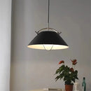 Ljojo Minimalist Metal Pendant Light Designer Dining Room Bedroom Office Table Lamp Black White