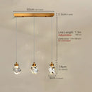 LED Crystal Chandelier - Modern Minimalist Living Room Dining Bedroom Bar Decor Light by Ljojo