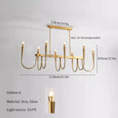 Ljojo Luxury Metal Pendant Chandelier for Home Decor