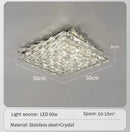 Ljojo Modern Gold Crystal Chandelier Ceiling Lamp for Dining Living Bedroom Island Decor