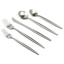 Ljojo 30-Piece Stainless Steel Cutlery Set for 6 - Matte Finish
