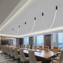 Ljojo LED Line Pendant Lamp for Modern Nordic Decor