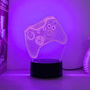 3D Game Controller Light - Birthday Gift for Children and Male Gamers - Night Light Game Decoration