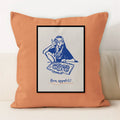 Ljojo Line Art Coffee Cushion Cover for Home & Car Decor