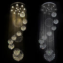 Ljojo Luxury Crystal LED Chandelier for Large Villa, Hotel, Kitchen, Staircase & Bedroom