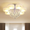 LED Ceiling Light Modern Crystal Warm Atmosphere for Living Room | Ljojo
