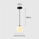 Ljojo Copper Pendant Light Spanish Marble Hanging Lighting Luxury Design