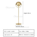 Ljojo Danish Multi Lite Floor Lamp European Style Luxury Desk Lamp