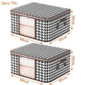 Ljojo™ Large Capacity Foldable Storage Box with Handles and Zipper