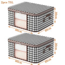 Ljojo™ Large Capacity Foldable Storage Box with Handles and Zipper