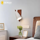 Ljojo Mid-Century Adjustable Reading Wall Lamps for Bedrooms & Airbnb Background Lighting