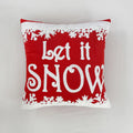 Embroidery Christmas Throw Pillowcase Elk Red Decoration Square Pillowcases by Ljojo