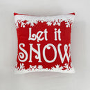 Embroidery Christmas Throw Pillowcase Elk Red Decoration Square Pillowcases by Ljojo