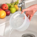 Ljojo 1100ml Clear Plastic Food Container Leak-proof Lunch Box