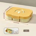 Ljojo Refrigerator Fresh-keeping Box 3/4/6 Grids Onion Garlic Pepper Storage Organizer